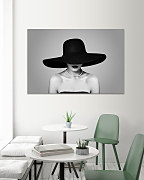 Obraz Dáma v čiernom klobúku 1494